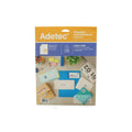 Etiqueta Inkjet/Laser 70 X 35 Mm 600 Un ADETEC Blanco 