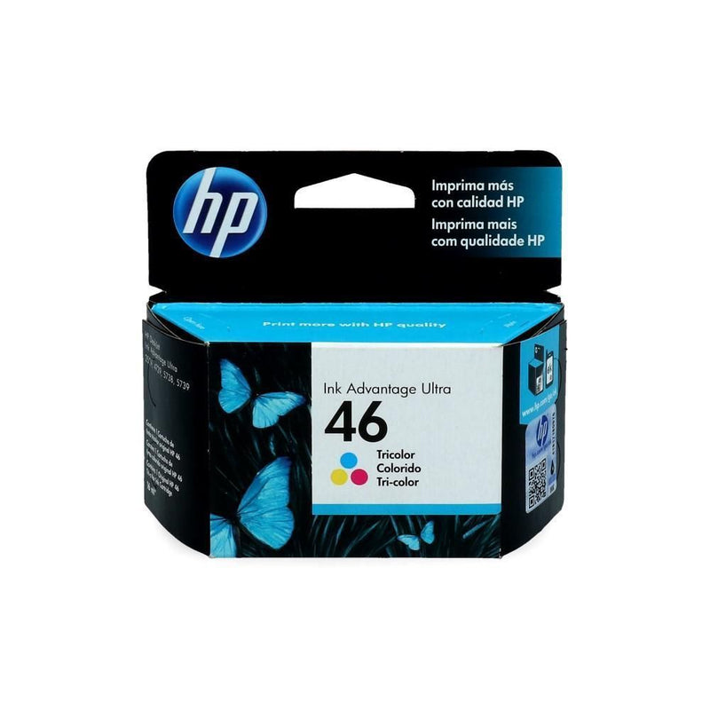 Cartucho Tinta 46 Cz638Al Tricolor Deskjet Advantage 2529/472 750 Pg HP 