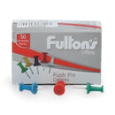 Chinche Push Pin Colores Surtidos 50 Un FULTONS Colores Surtidos 