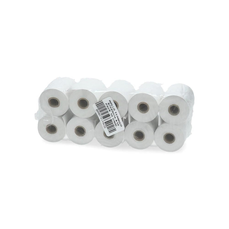Rollo Papel Termico Paquete 57 Mm X 20 Mt X 13 Cm 55 Gr 10 Un ENGATEL Blanco 