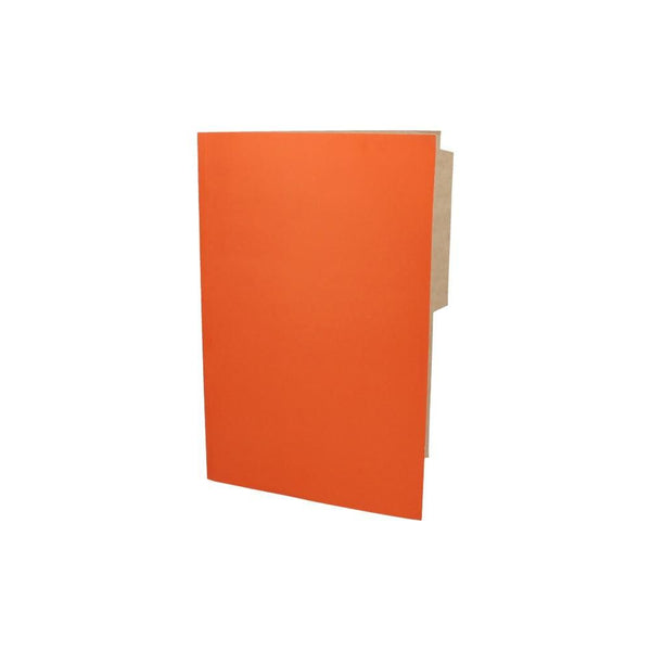Carpeta Cartulina Pigmentada Oficio Naranjo Brillante Con Pestaña DIMERC Naranja 
