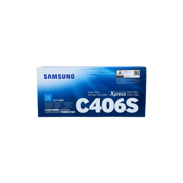 Toner C406 Cyan Clp365W SAMSUNG Cyan 