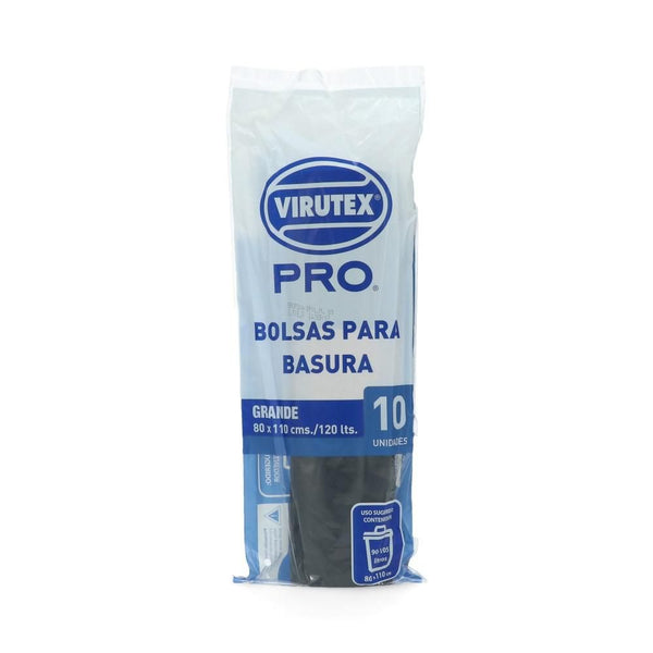 Bolsa Basura Rollo 80 X 110 cm 10 Un VIRUTEX 
