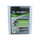 Archivador Catalogo Oficio 2 Aros 2.0'' Blanco RHEIN 