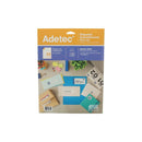 Etiqueta Ink Jet/Laser 35 X 25 Mm 1650 Un 25 Hojas ADETEC Blanco 