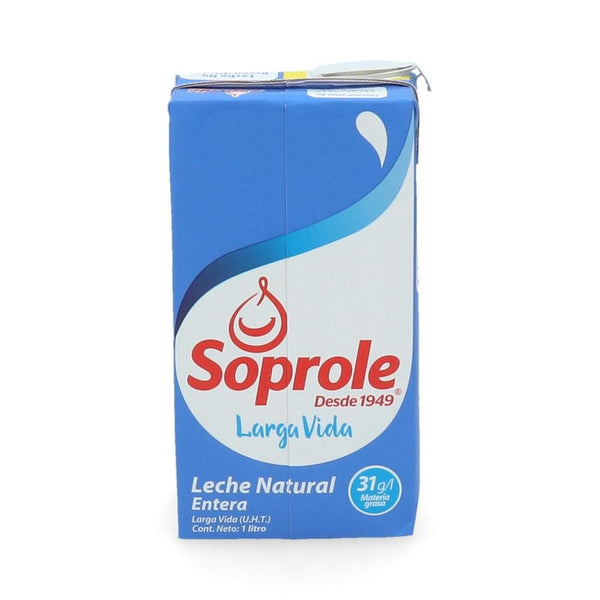 Leche Entera Caja 1 Lt Larga Vida SOPROLE 