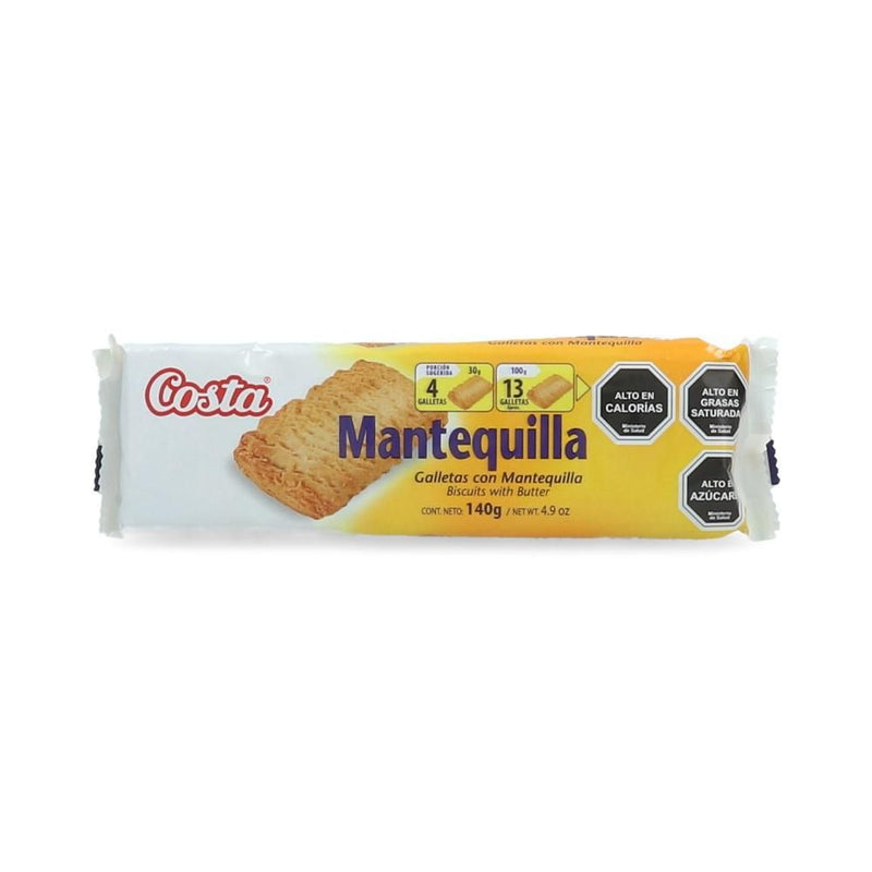 Galleta Dulce 140 Gr Mantequilla Fiesta COSTA 