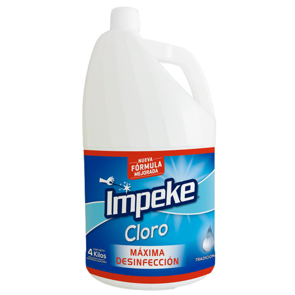 Cloro Concentrado 4 Lt Tradicional IMPEKE 