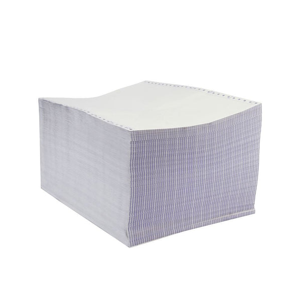 Papel Continuo Autocopiado Cuadriplicado 13X9.5 X4 500 Hojas MILLANTUE Blanco 