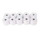 Rollo Papel Termico Paquete 80 Mm X 25 Mt 55 Gr 10 Un ENGATEL Blanco 