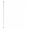 Pizarra Blanca Mural Marco Aluminio 130 X 90 Cm ARCOVI Blanco / Metálico 