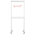 Pizarra Papelografo Marco Aluminio Atril Con Ruedas 76 X 120 Cm ARCOVI Blanco 