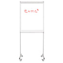 Pizarra Papelografo Marco Aluminio Atril Con Ruedas 76 X 120 Cm ARCOVI Blanco 