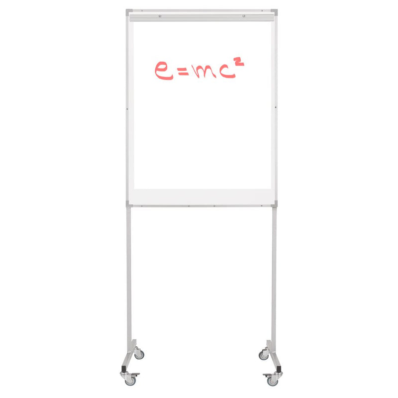 Pizarra Papelografo Marco Aluminio Atril Con Ruedas 76 X 120 Cm ARCOVI Blanco 