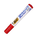 Marcador Pizarra Desechable Punta Redonda Vellada Rojo BIC Rojo 