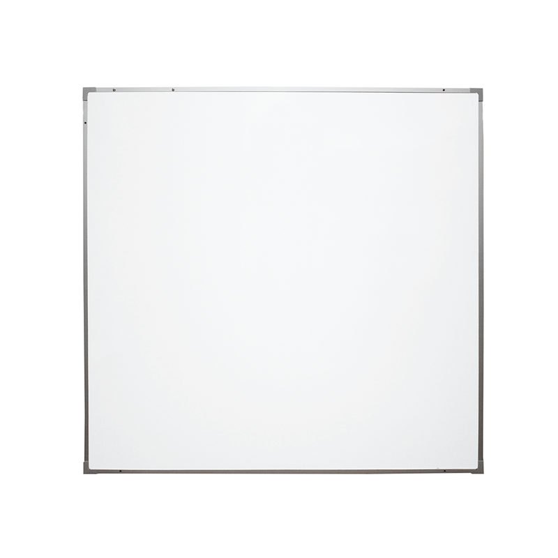 Pizarra Blanca Mural Marco Aluminio 100 X 100 Cm ARCOVI Blanco / Metálico 