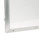 Pizarra Blanca Mural Marco Aluminio 100 X 120 Cm DIMERC 