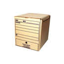 Caja De Archivo 4 Archivadores Kraft MEMPHIS Café 