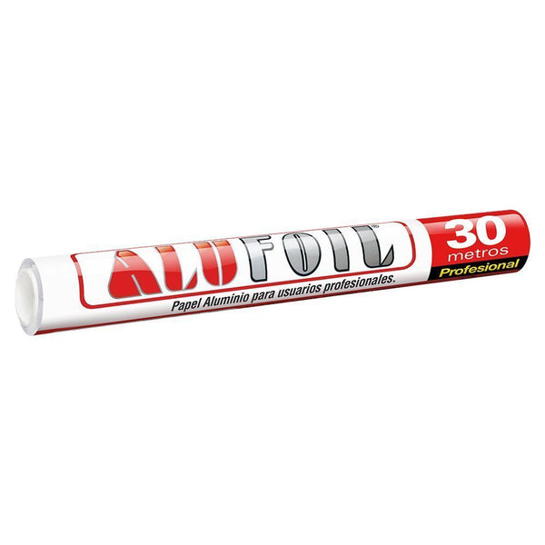 Papel Alusa Foil Aluminio Rollo 30 M ALUSA Metálico 
