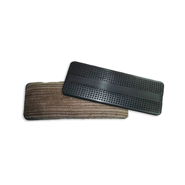 Borrador De Pizarra Plástico Blanca DIMERC Negro 
