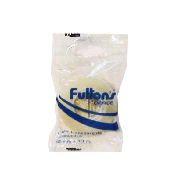 Cinta Adhesiva Transparente 12 Mm 30 Mt FULTONS 