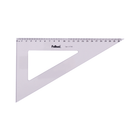 Escuadra Acrílica Humo 60 Biselada 22 cm FULTONS Transparente 