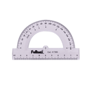 Transportador 180° Biselado Humo 10 cm FULTONS Transparente 