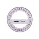 Transportador 360° Biselado Humo En Bolsa 10 cm FULTONS Transparente 