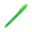 Destacador Bolsillo Verde Punta Biselada Fina DIMERC Verde 