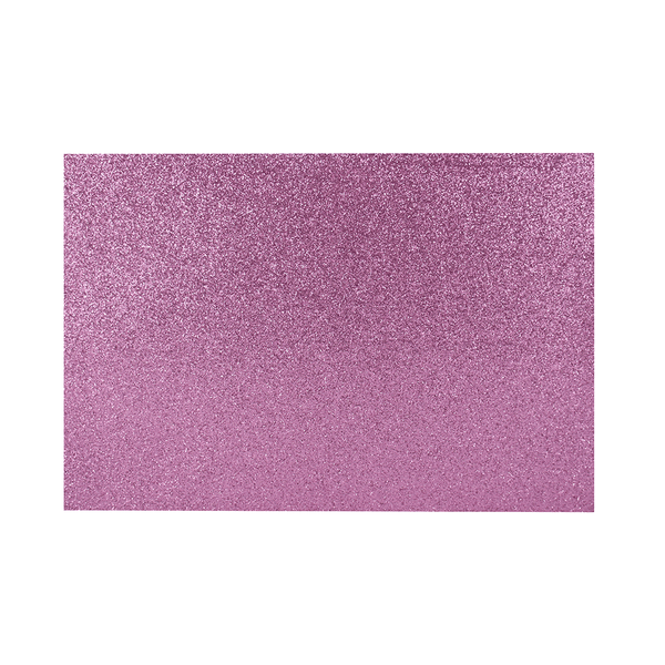 Goma Eva Glitter 20 X 30 Cm 2 Mm Color Rosado 10 Un HAND Rosado 