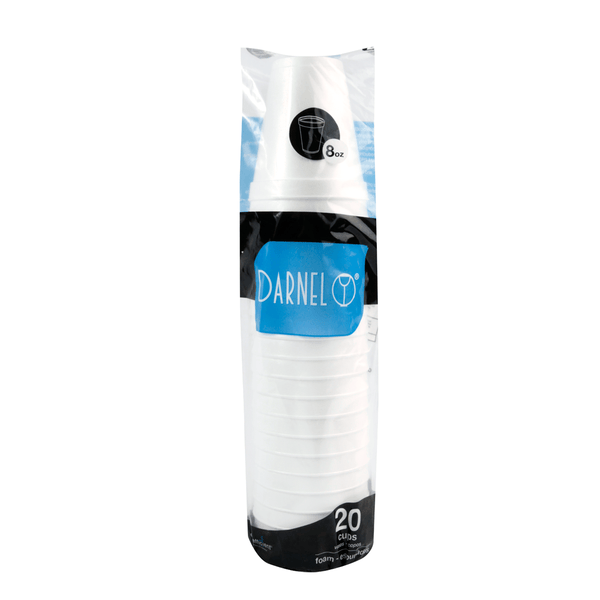 Vaso Plumavit 240 Cc 20 Un DARNEL Blanco 