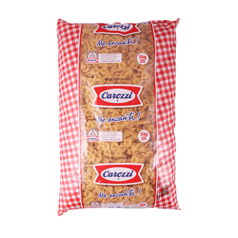 Fideo Corbatas N80 Bolsa 5 Kg CAROZZI 