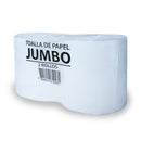 Toalla Papel Jumbo Hoja Simple 185 Mt 2 Rollos SOCOAL 