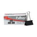 Clips Doble 41 mm Negro 12 Un FULTONS Negro 