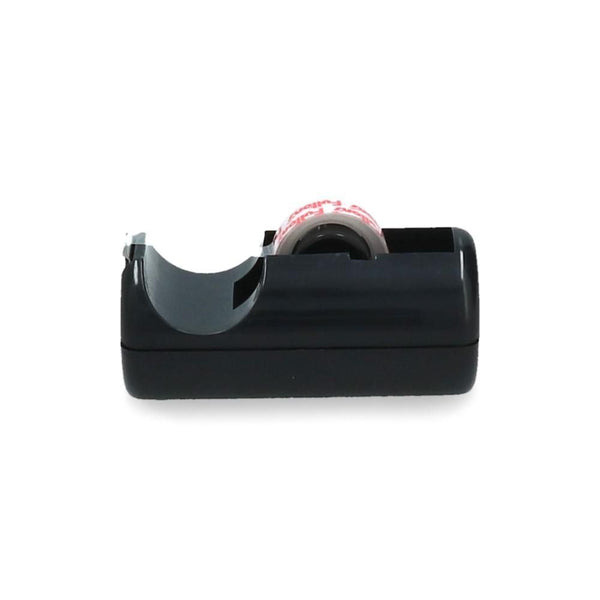 Dispensador Cinta Adhesiva Escritorio Negro FULTONS Negro 