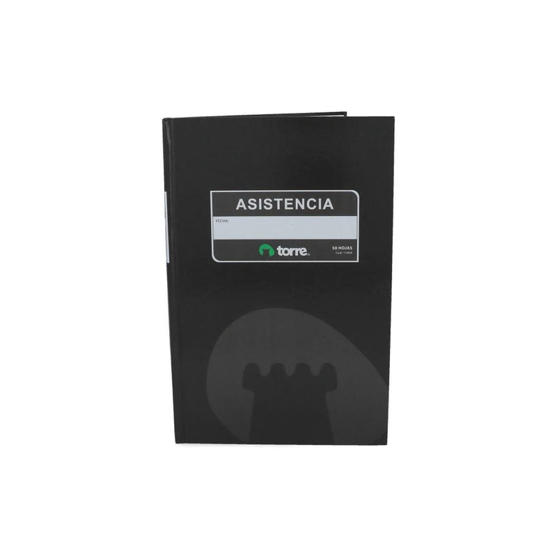Libro Administrativo Registro Asistencia Foliado 50 Hojas TORRE Café 