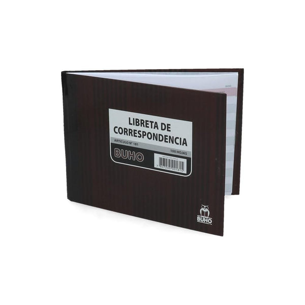 Libreta Correspondencia 181 100 Hojas BUHO 