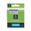 Cinta Rotuladora Etiqueta Blanco DYMO Negro 