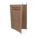 Carpeta Colgante Fleje Metal Kraft REM Café 