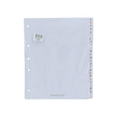 Separador Carta Indice A-Z Cartulina BANGRAFICA 