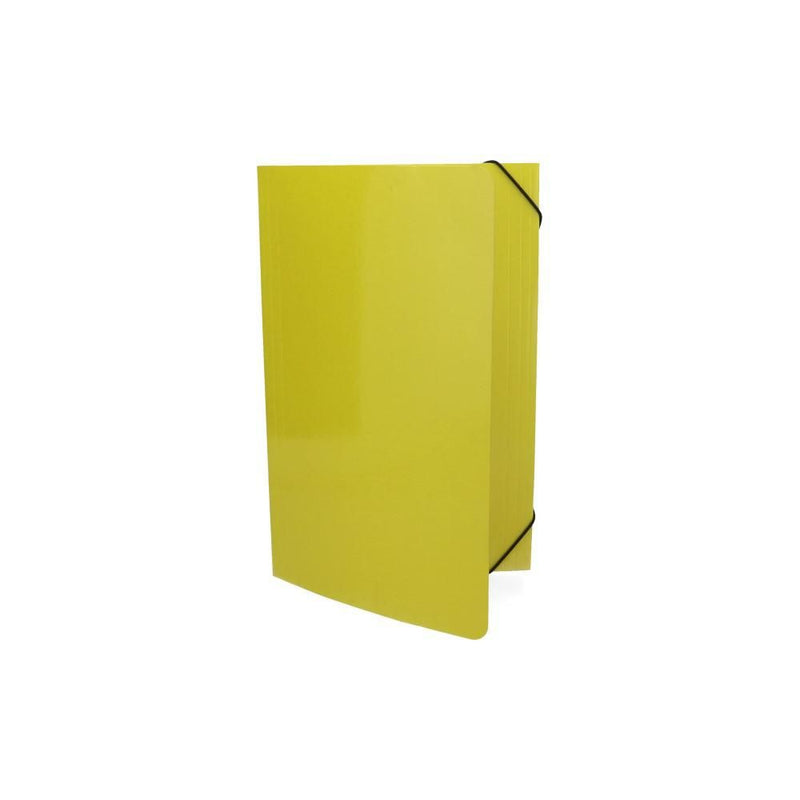 Carpeta Cartulina Con Elastico Amarillo DIMERC Amarillo 