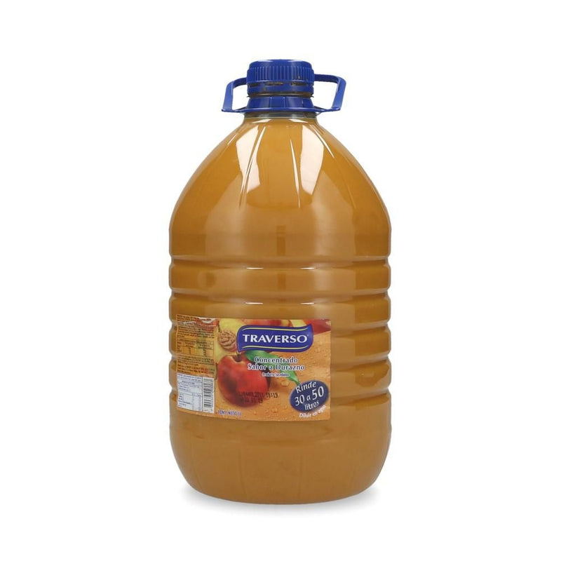 Jugo En Bidon Concentrado 5 Lt Durazno TRAVERSO 