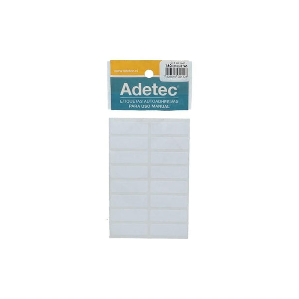 Etiqueta Sobre 13 X 40 Mm 160 Un ADETEC 