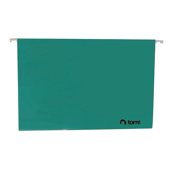 Carpeta Colgante Fleje Metal Verde TORRE 
