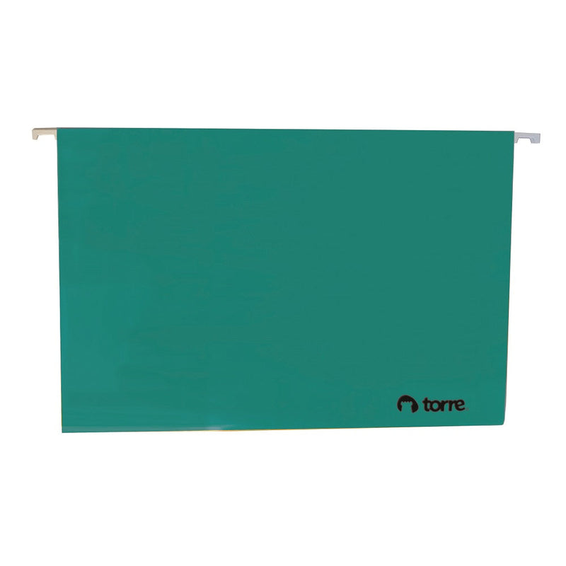 Carpeta Colgante Fleje Metal Verde TORRE 