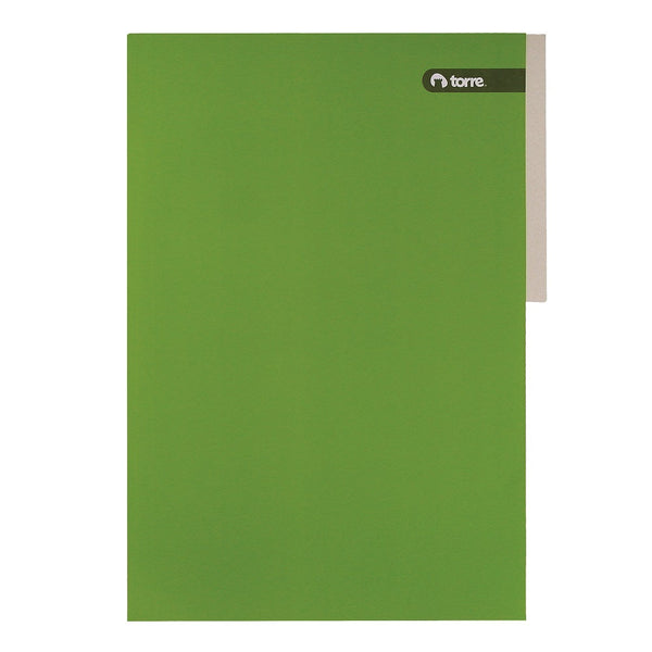 Carpeta Cartulina Pigmentada Oficio Verde TORRE 