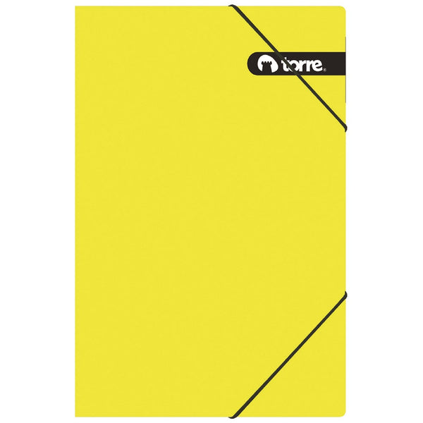Carpeta Con Elastico Oficio Amarillo TORRE Amarillo 