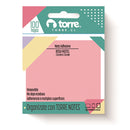 Nota Adhesiva Rosa Pastel 7.6 X 7.6 Cm 100 Hojas TORRE 