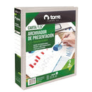 Archivador Catalogo Carta 2A 1.5'' Blanco TORRE Blanco 