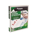 Archivador Catalogo Carta 2A 0.5'' Blanco TORRE Blanco 